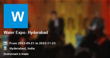 Water Expo- Hyderabad | Hyderabad | 2023